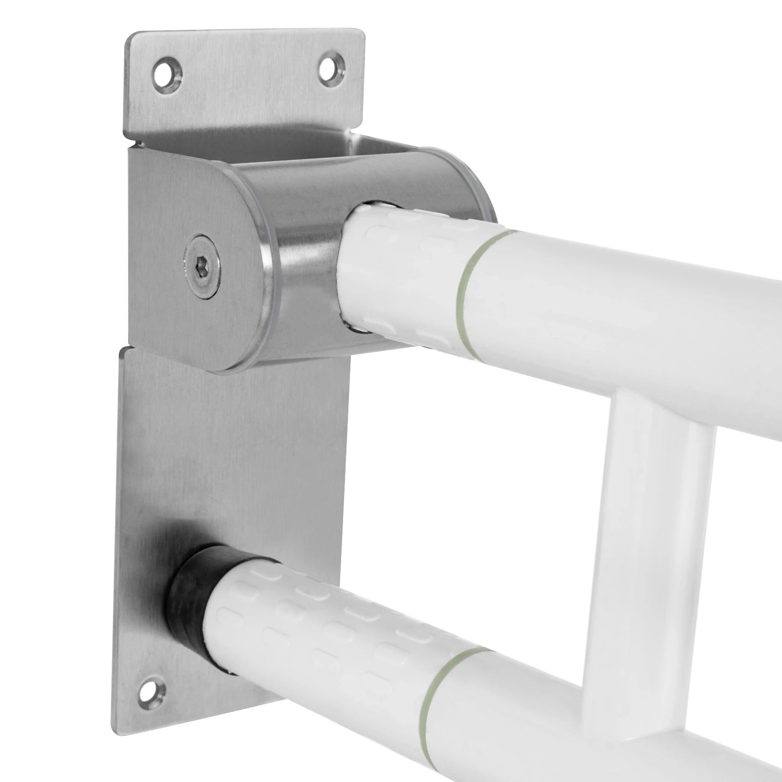 Barre d’appui murale pliable pour toilettes