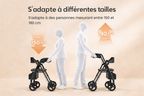 Déambulateur Pliable avec Siège