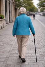 Bâton de marche pliant réglable en aluminium